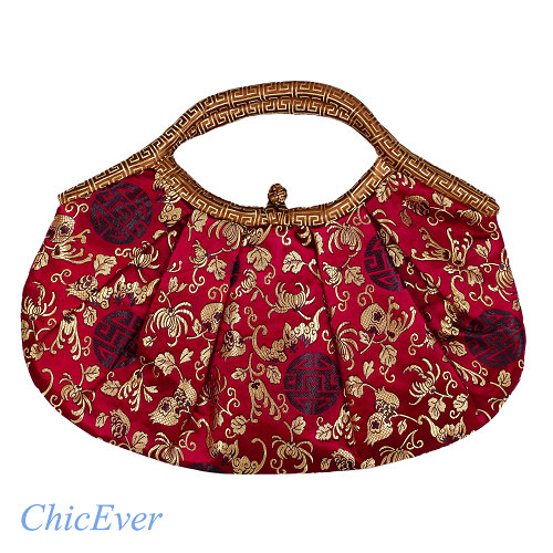 Tasche aus Seide, Handtaschen, Damentaschen, Asiatisch, 5305 - zum Schließen ins Bild klicken
